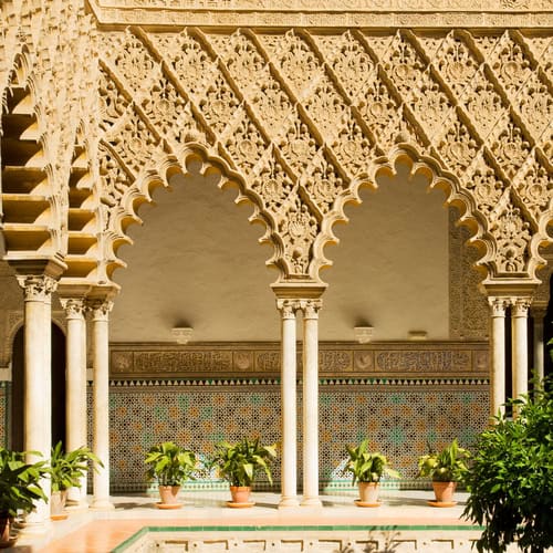 Real Alcazar, Patio del Crucero, Sevilla
